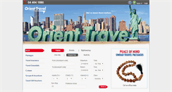 Desktop Screenshot of orienttravels.com