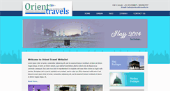 Desktop Screenshot of orienttravels.in